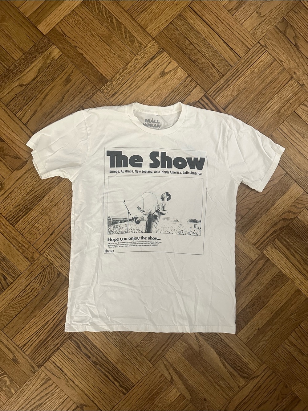 Niall Horan The Show Live on Tour t shirt - official merch - medium